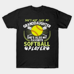 Granddaughter Softball T-Shirt